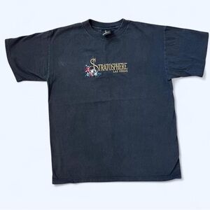 Vintage 90s Stratosphere Casino Hotel T-Shirt Made in USA
